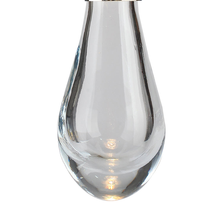 CH-C2L3-1R Cosmopolitan Pendant Clear Bubble Raindrop