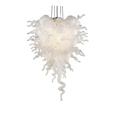 ColorSelect Angel Tall Blown Glass Chandelier