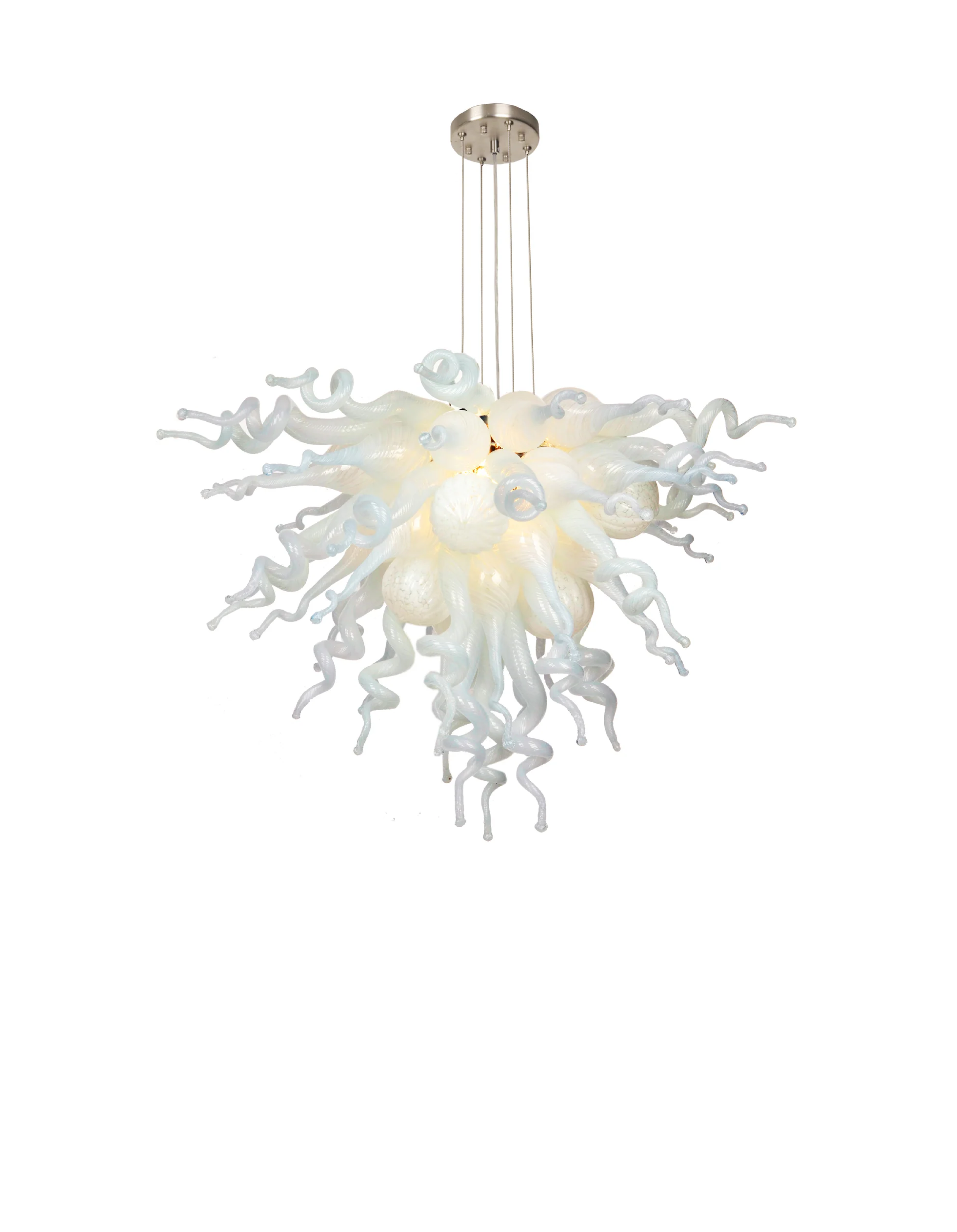 ColorSelect Angel Small Blown Glass Chandelier