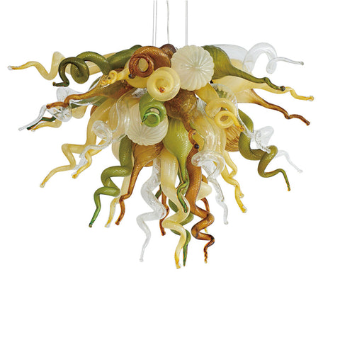 ColorSelect High Sierra Small Blown Glass Chandelier