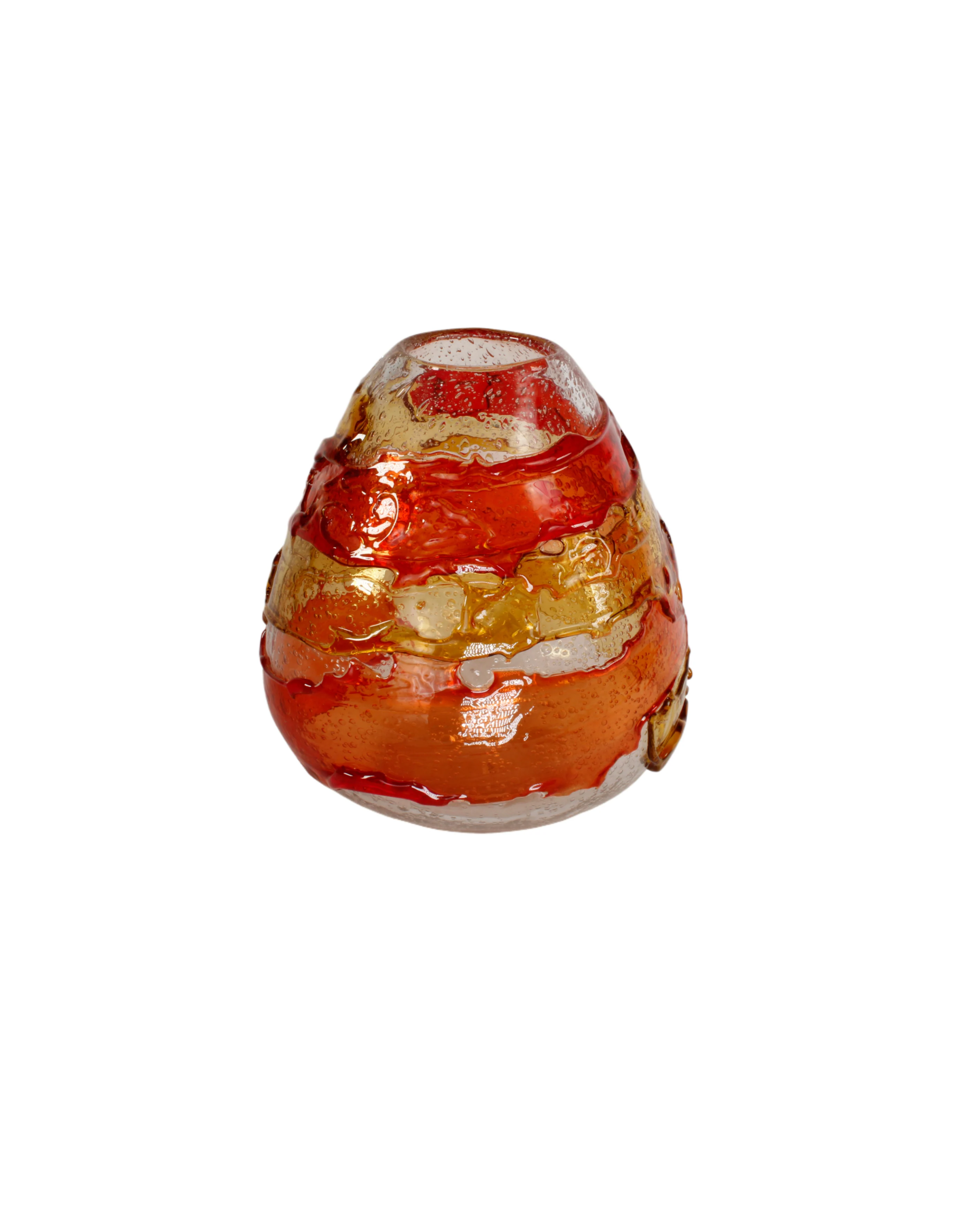 Sunset Glow - Handblown Art Glass Vase (Item #8016)