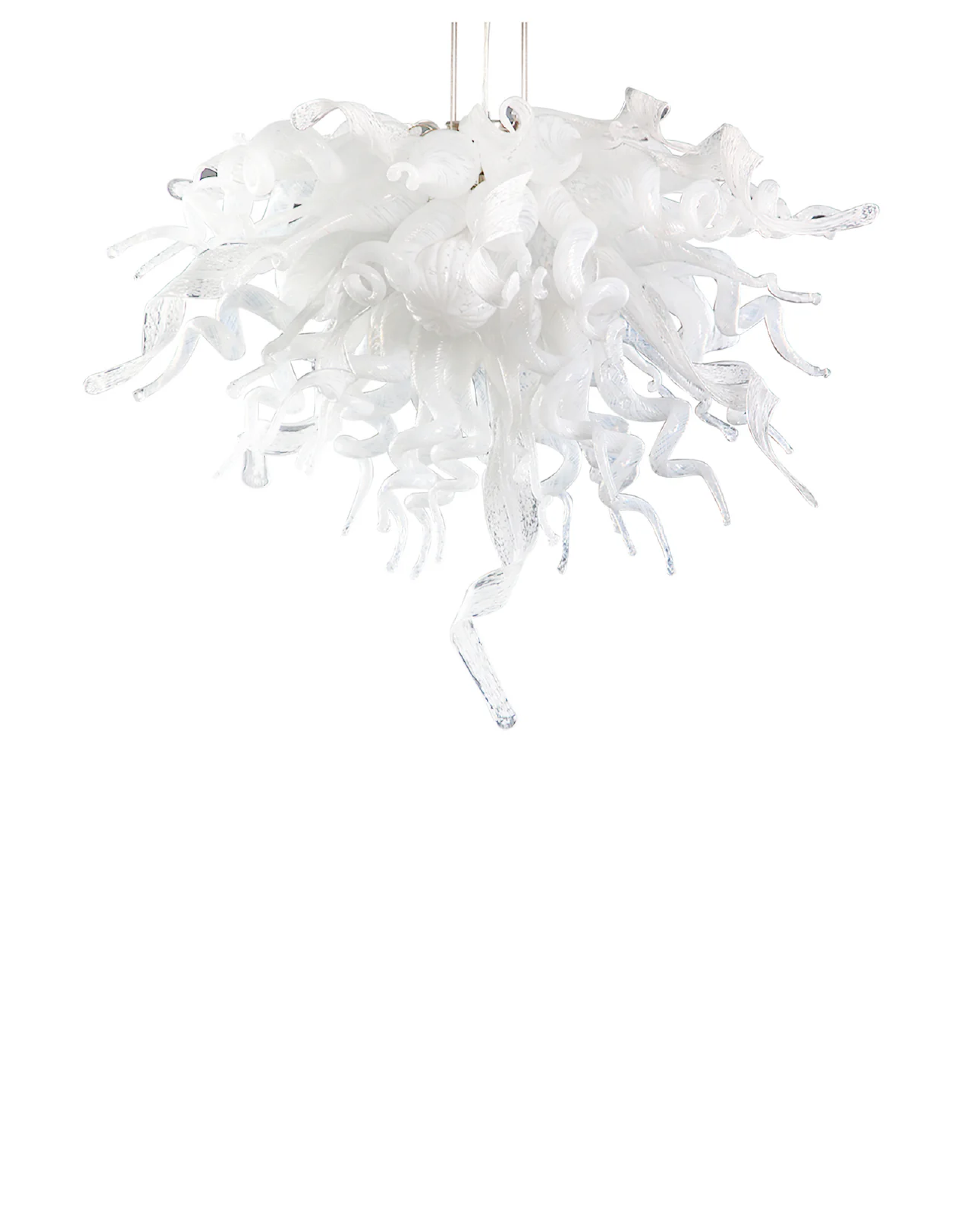 Opaline White Leaf Kit for ColorSelect Chandeliers (item 040I-16)