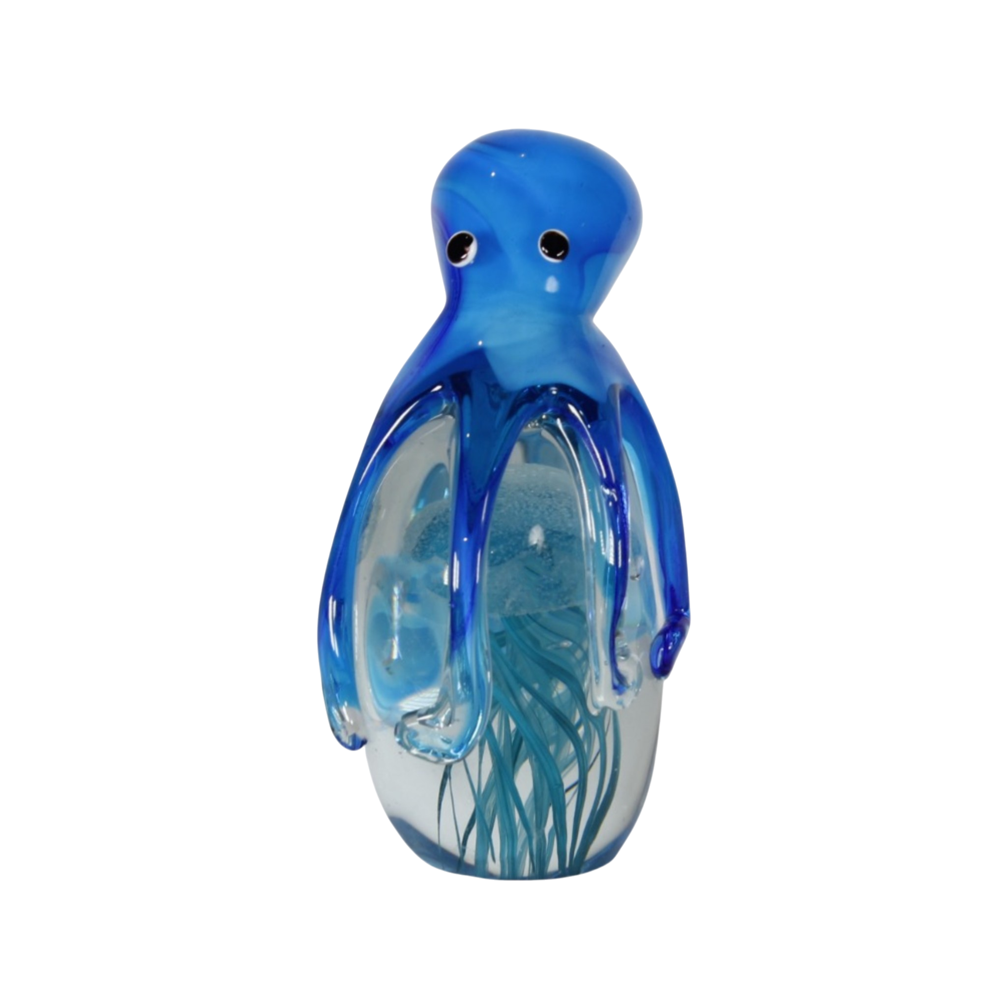 Aqua Octopus Over Jelly Fish Miniature (Item #24002)