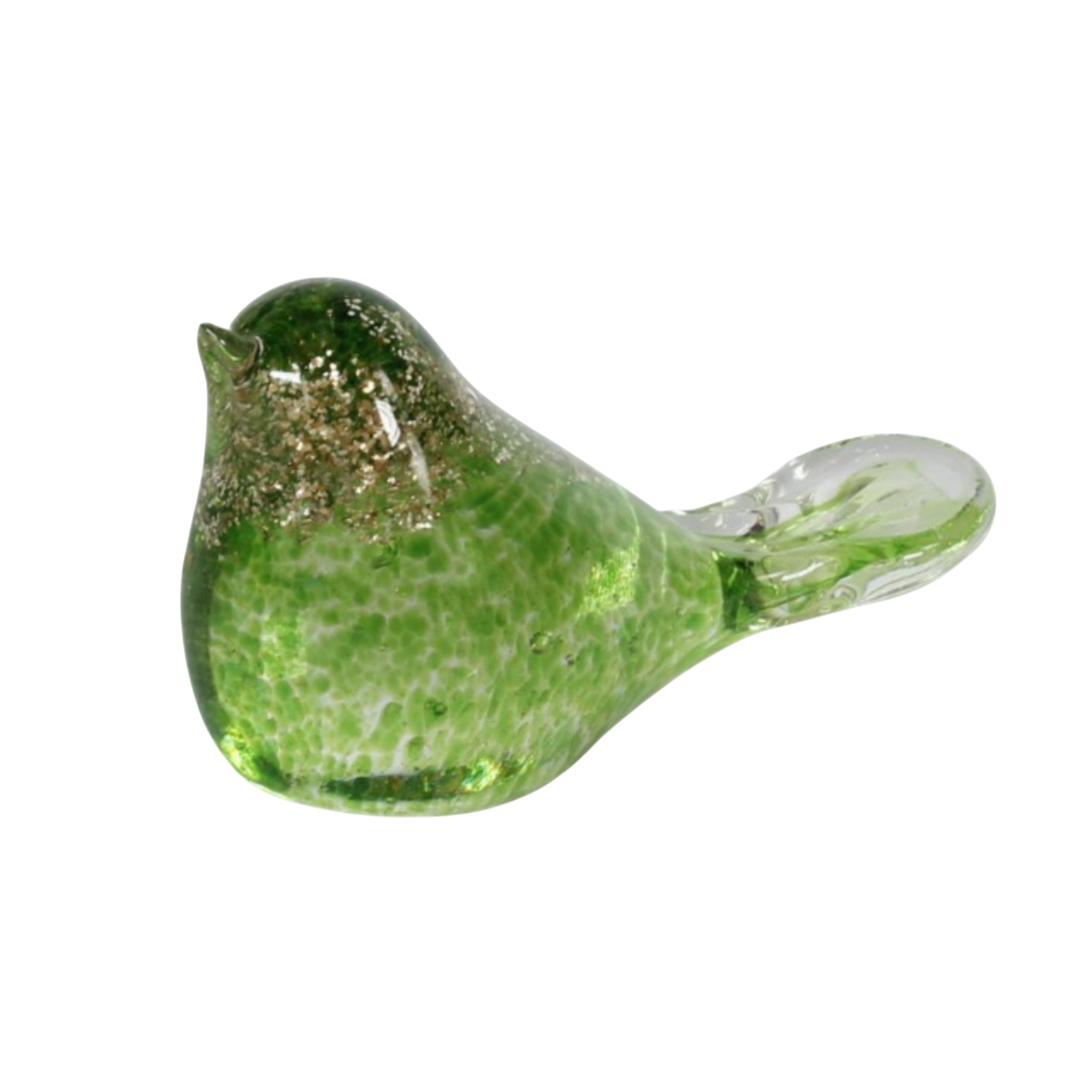 Gold and Green Tweeter Bird Miniature (Item #24006)
