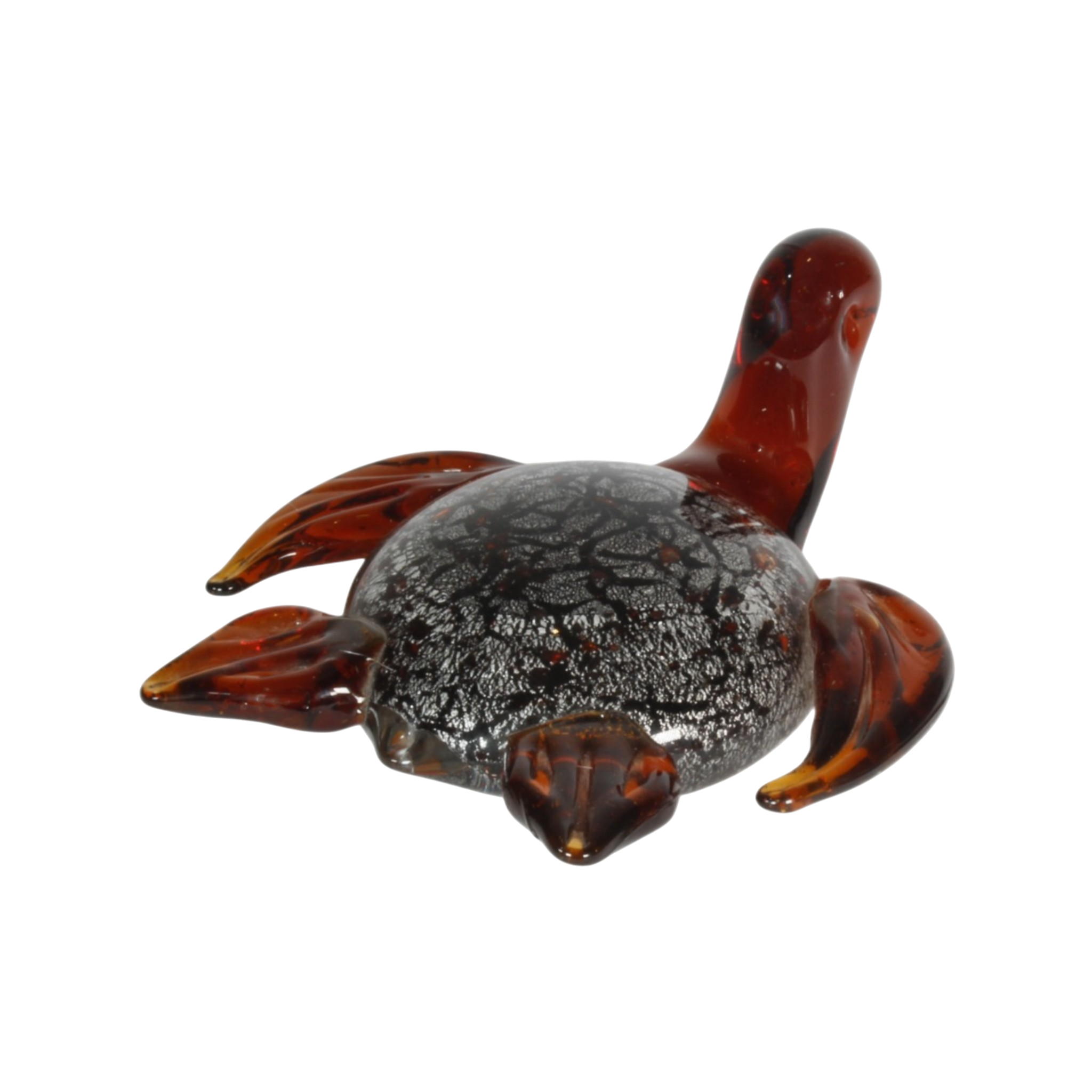 Amber and Silver Turtle Miniature (Item #24010)