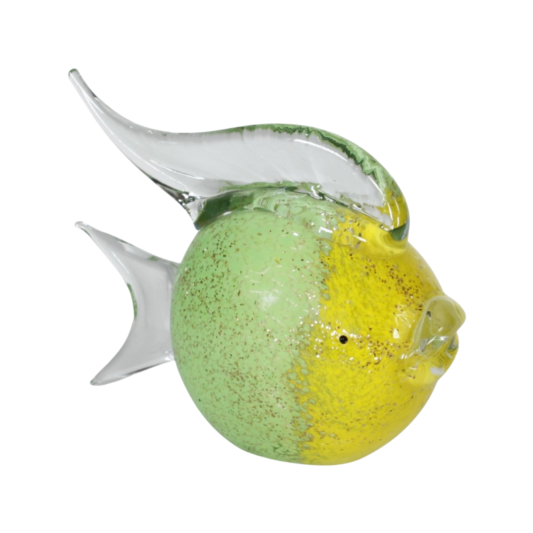 Yellow & Green Fish Miniature (Item #24018)