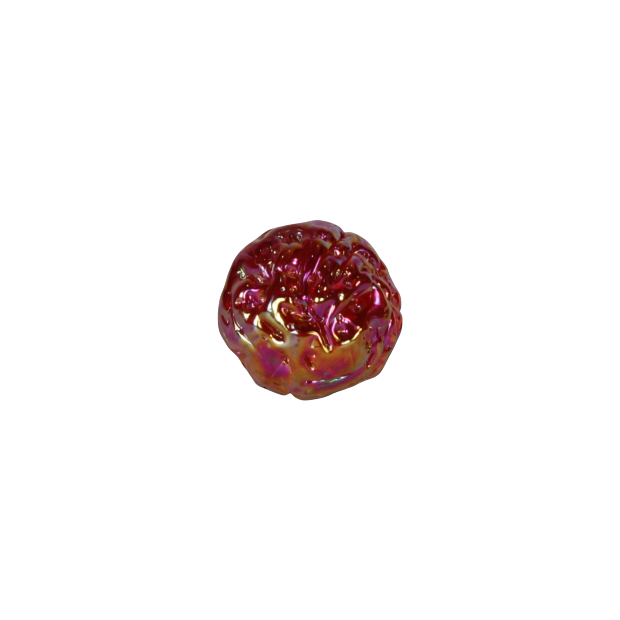 Red decorative Glass Ball Miniature (Item #24036)