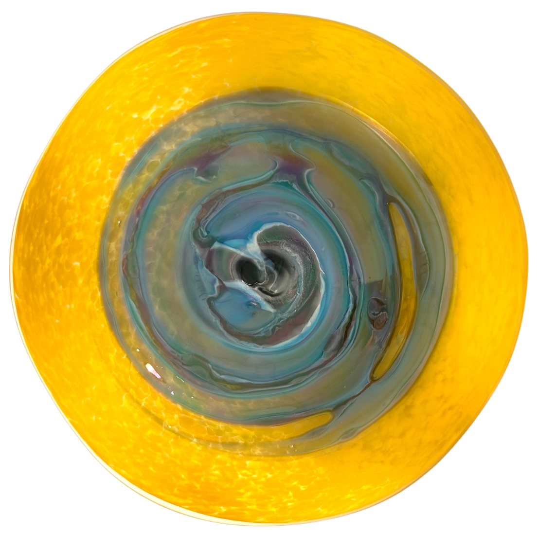 Golden Current, Large Glass Wall Art (Item# 7011BIR)