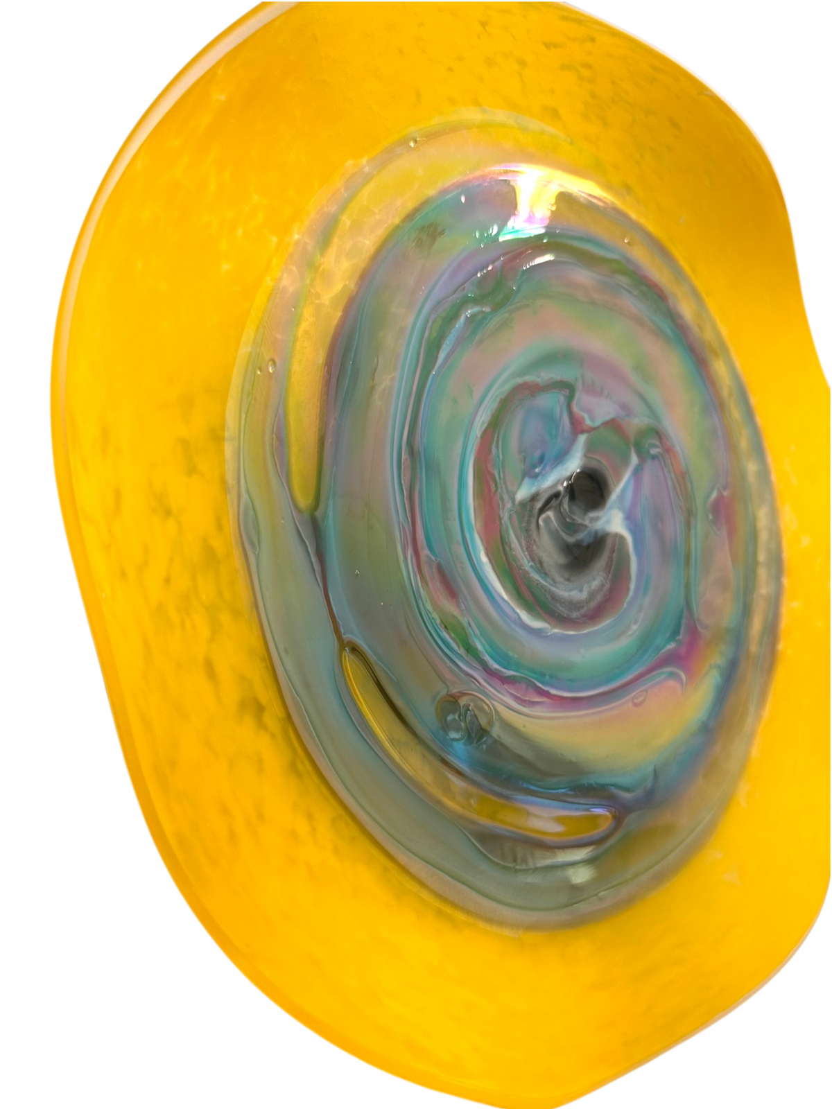 Golden Current, Large Glass Wall Art (Item# 7011BIR)