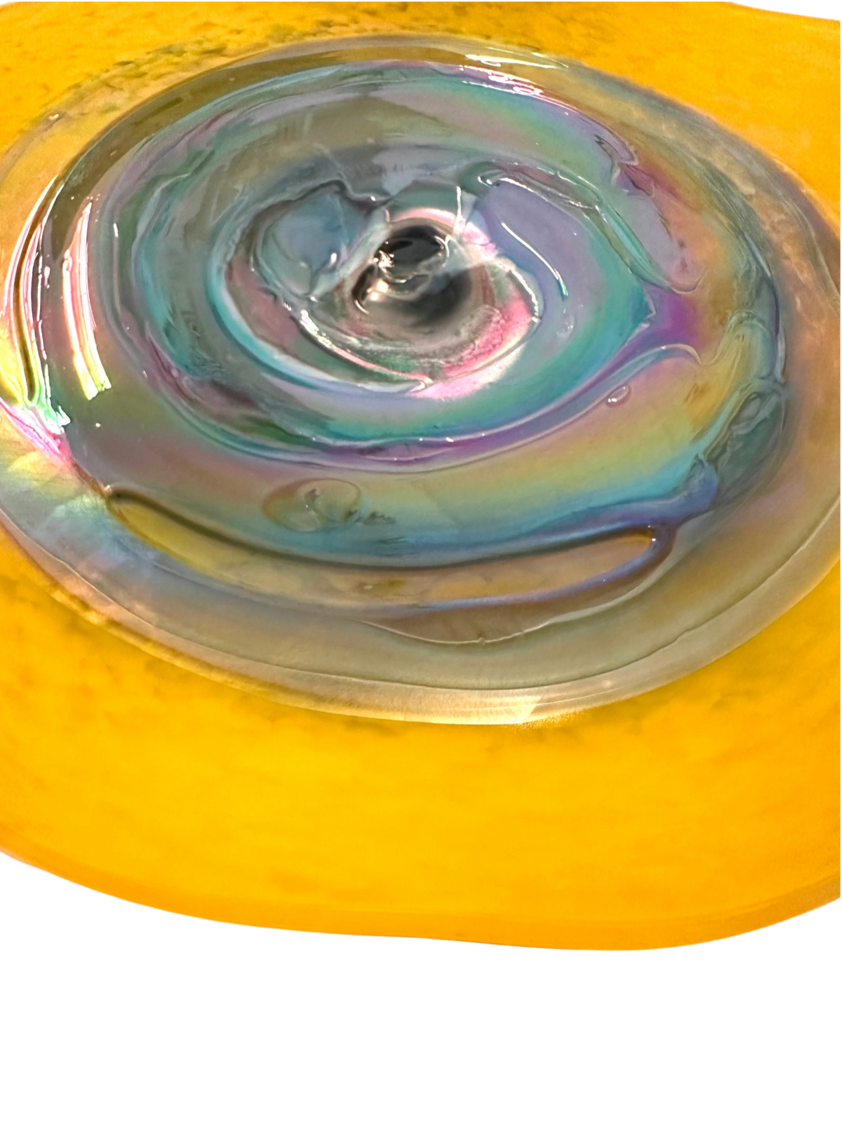 Golden Current, Small Glass Wall Art (Item# 7011SIR)