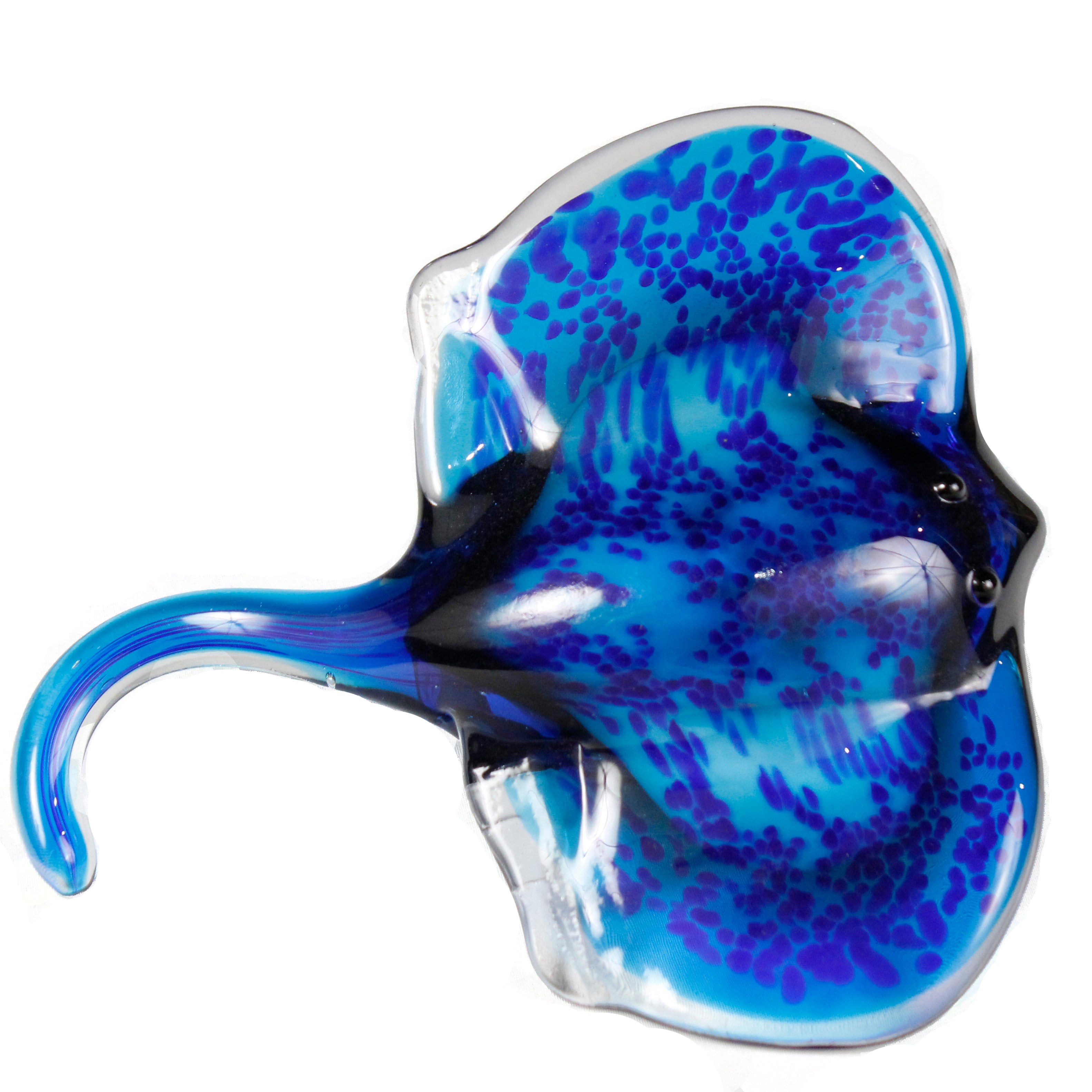 Image showcasing Stingray Wall Decor - Elegant Marine Elegance – VIZ Glass Inc.