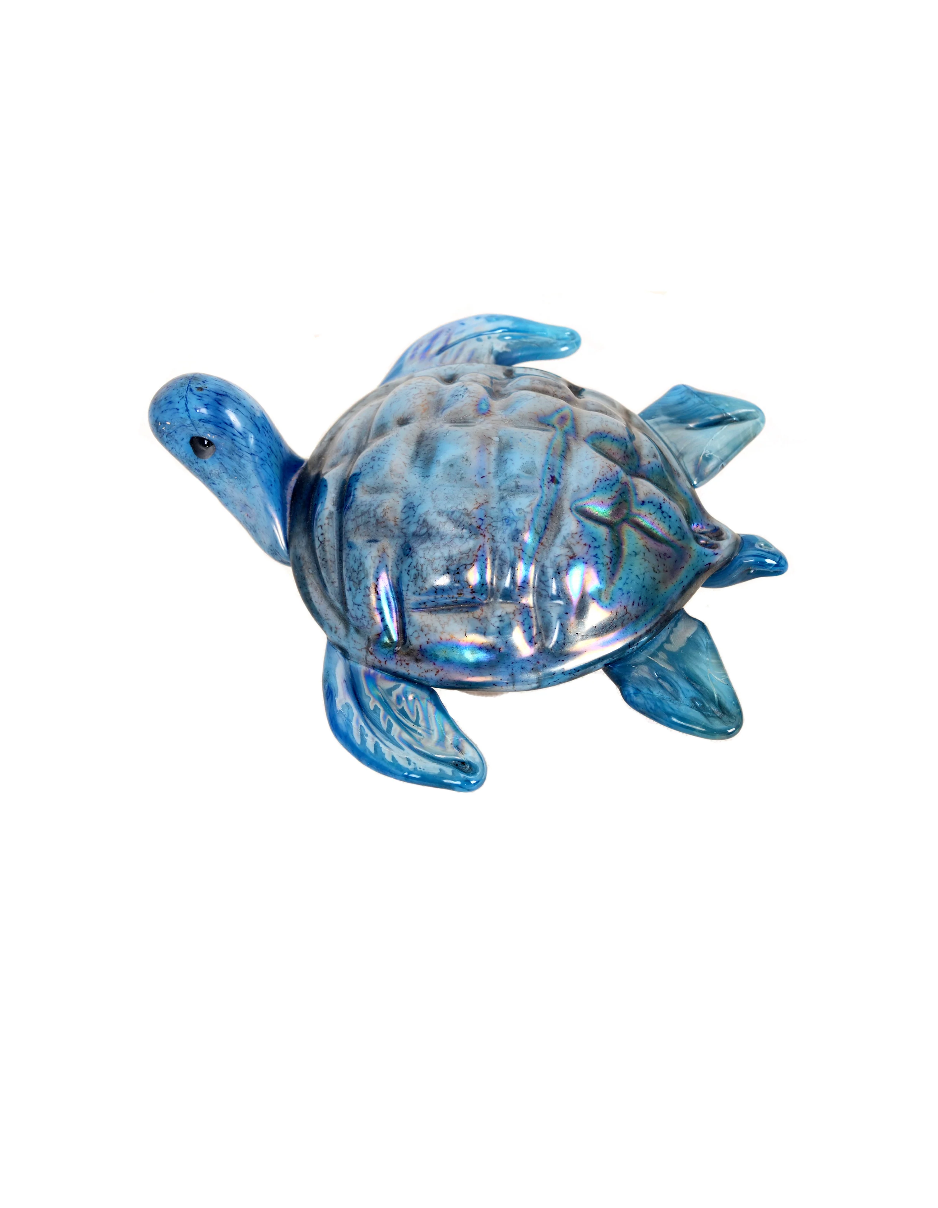 Simone's Turtle Collection Tropical Sea Turtle Wall Art - Viz Art Glass – VIZ Glass Inc.
