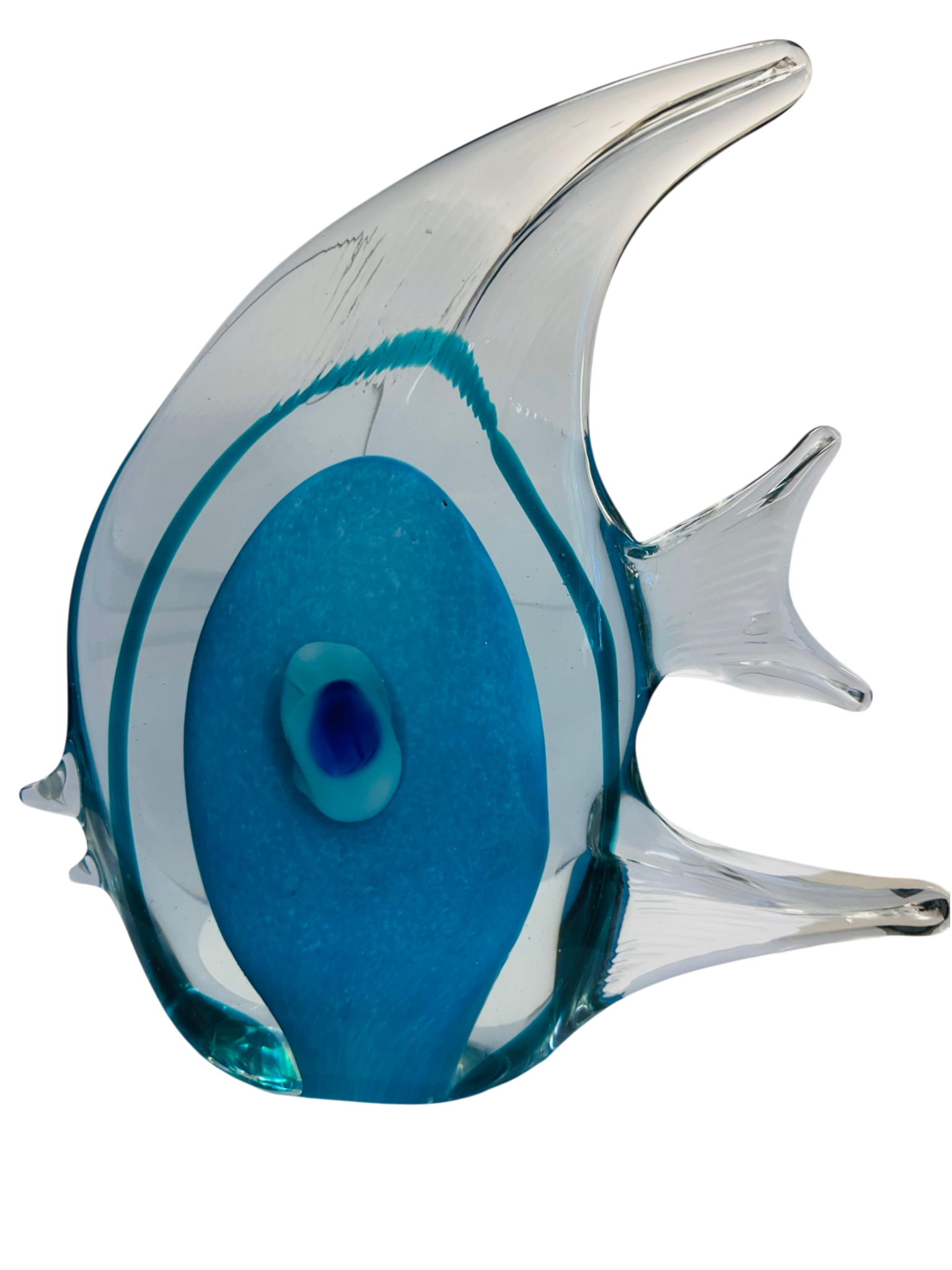 Aqua Table Top Hand Blown Angel Fish (Item #8040)