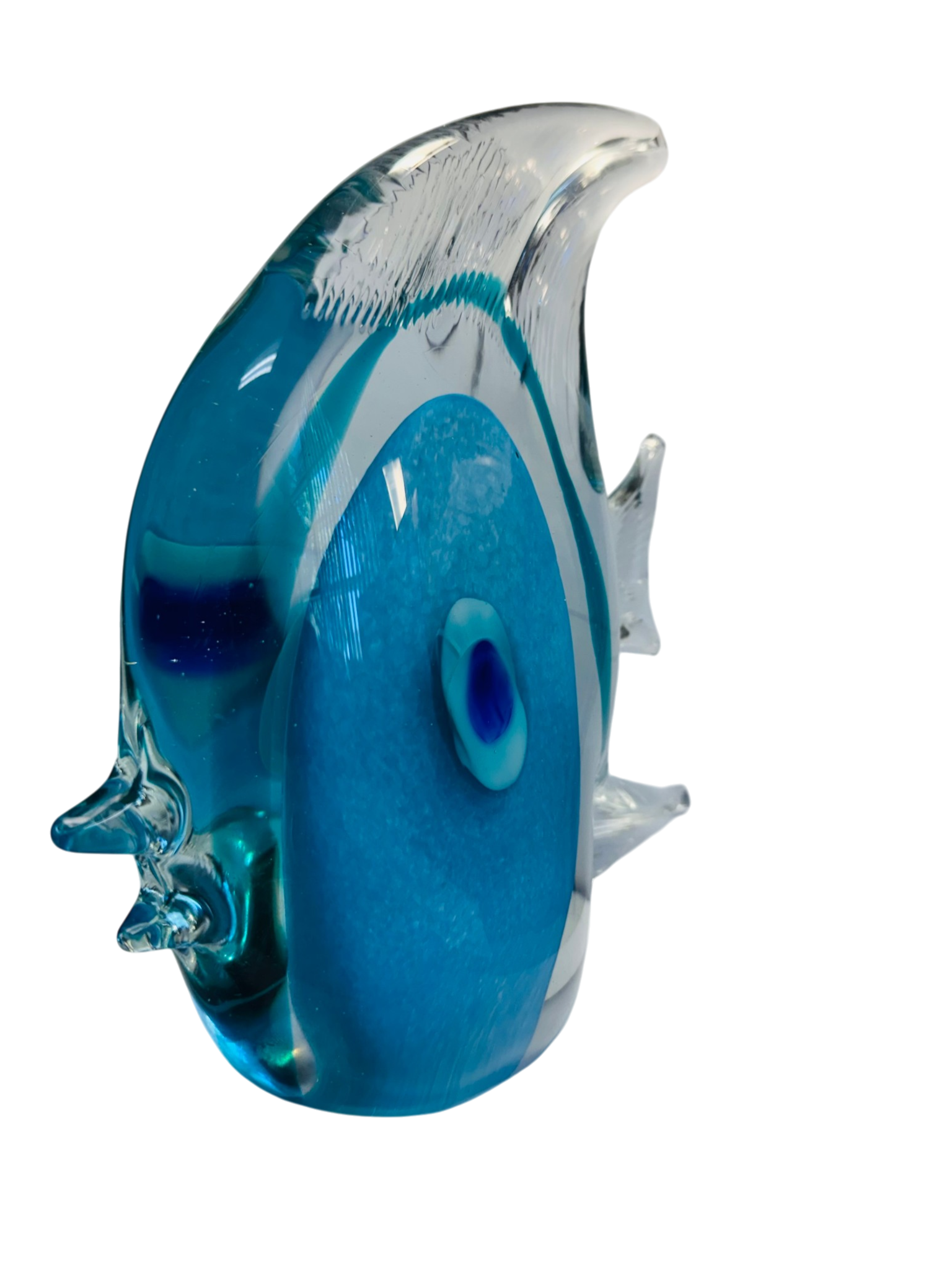 Aqua Table Top Hand Blown Angel Fish (Item #8040)