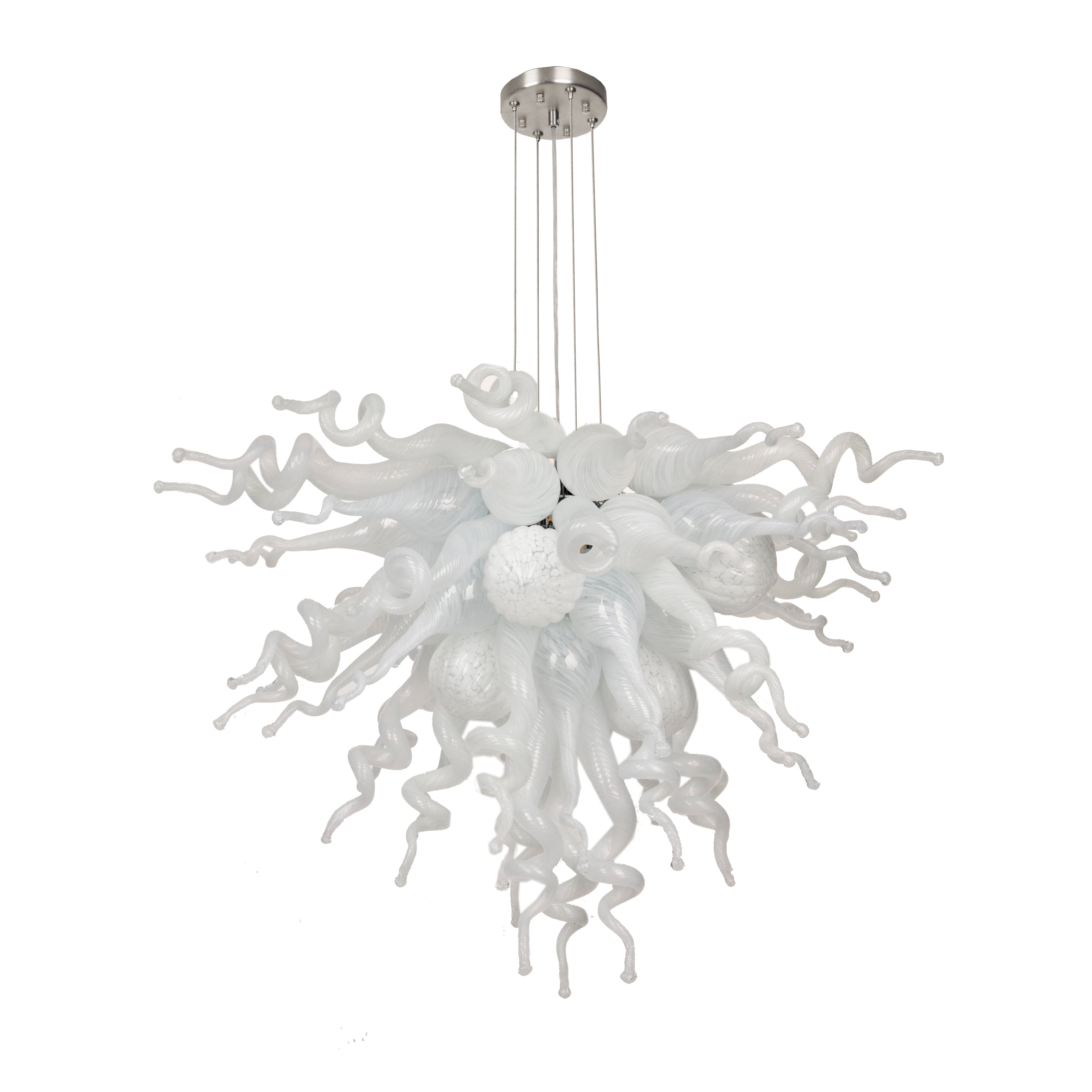 ColorSelect Angel Small Blown Glass Chandelier