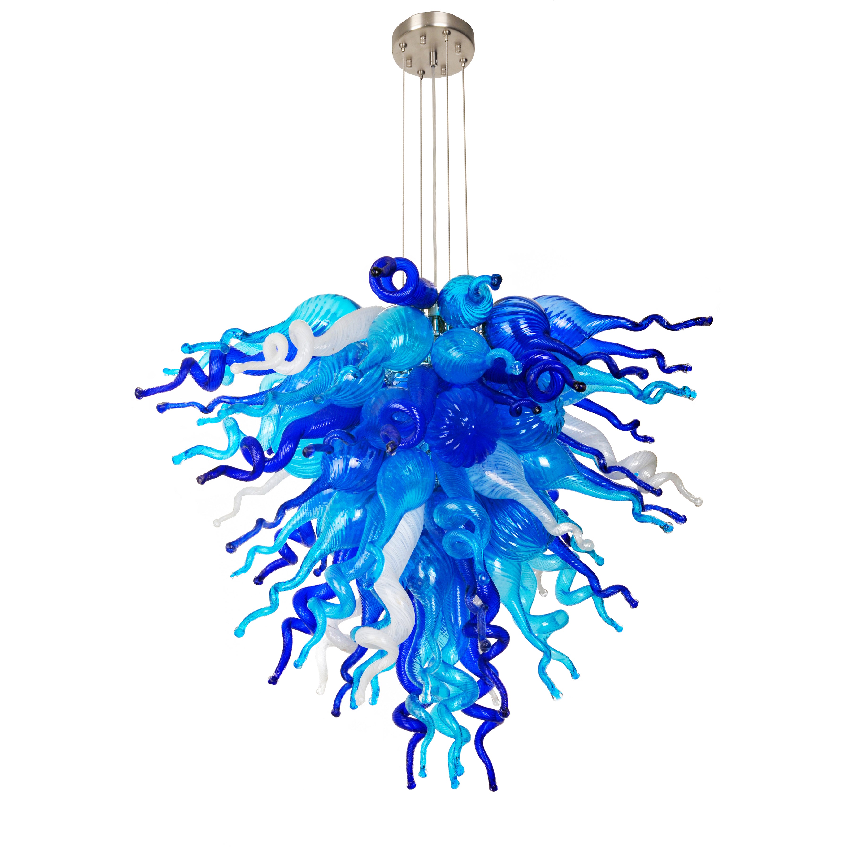 ColorSelect Blue Love Large Chandelier