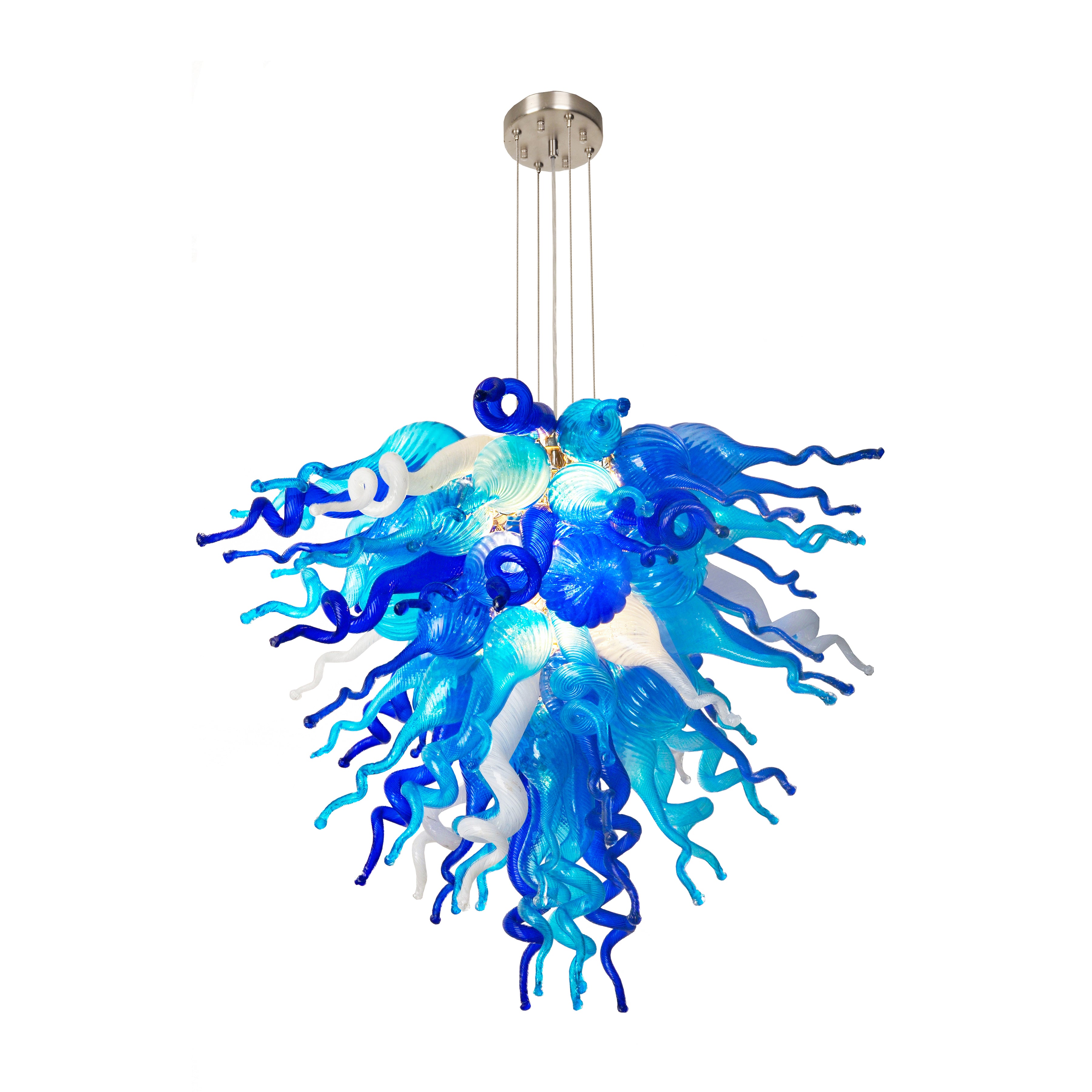 ColorSelect Blue Love Large Chandelier