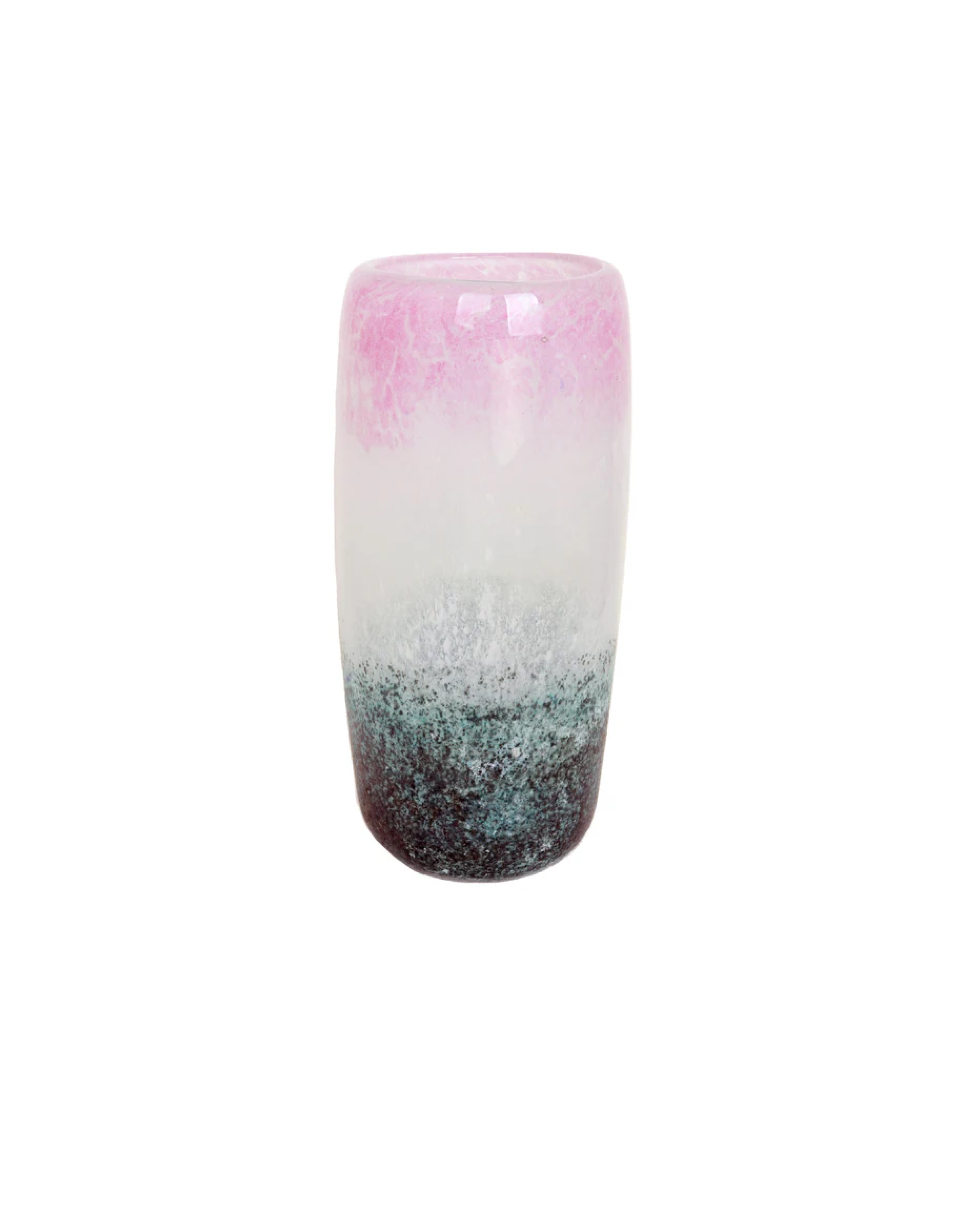 Blush Horizon - Handblown Art Glass Vase (item #8004)