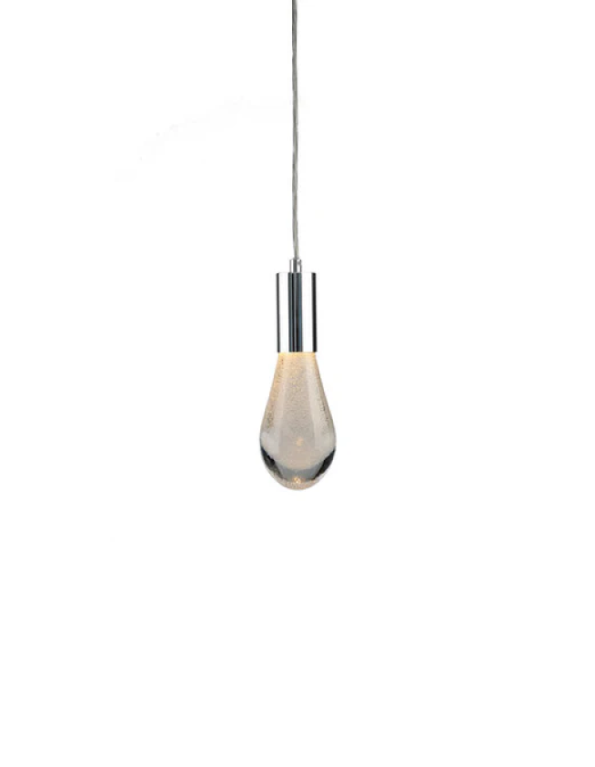 CH-C2L2-1R Cosmopolitan Pendant Clear Bubble Raindrop