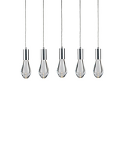 CH-C2L3-5L Cosmopolitan Chandelier Clear Raindrop