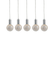 CH-C2R4-5L Cosmopolitan Chandelier Clear Crackled Round