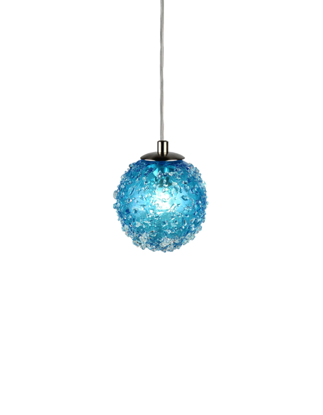 CH-D2SBA-1R Cosmopolitan Pendant Aqua Snowball