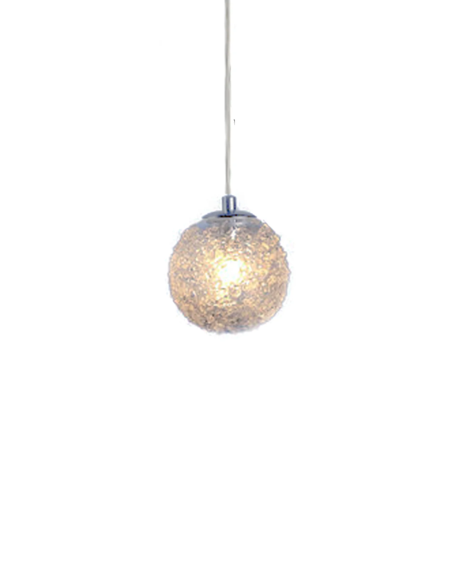 CH-D2SBC-1R Cosmopolitan Pendant Clear Snowball