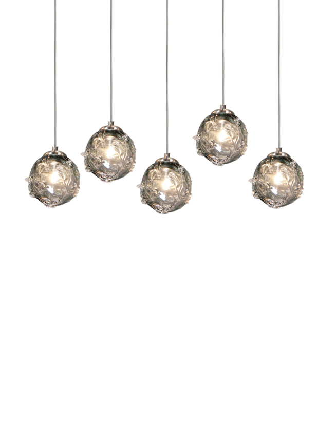 CH-D2STSM-5L Cosmopolitan Chandelier Smoke Grey Morning Star