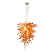 ColorSelect Canyon Shadow Tall Blown Glass Chandelier