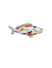 Carnival Reef - Handblown Art Glass Fish Sculpture  (Item #7906)