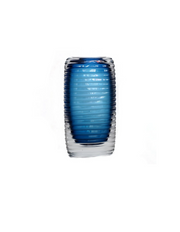 Celestial Strata - Handblown Art Glass Vase  (Item #7590)