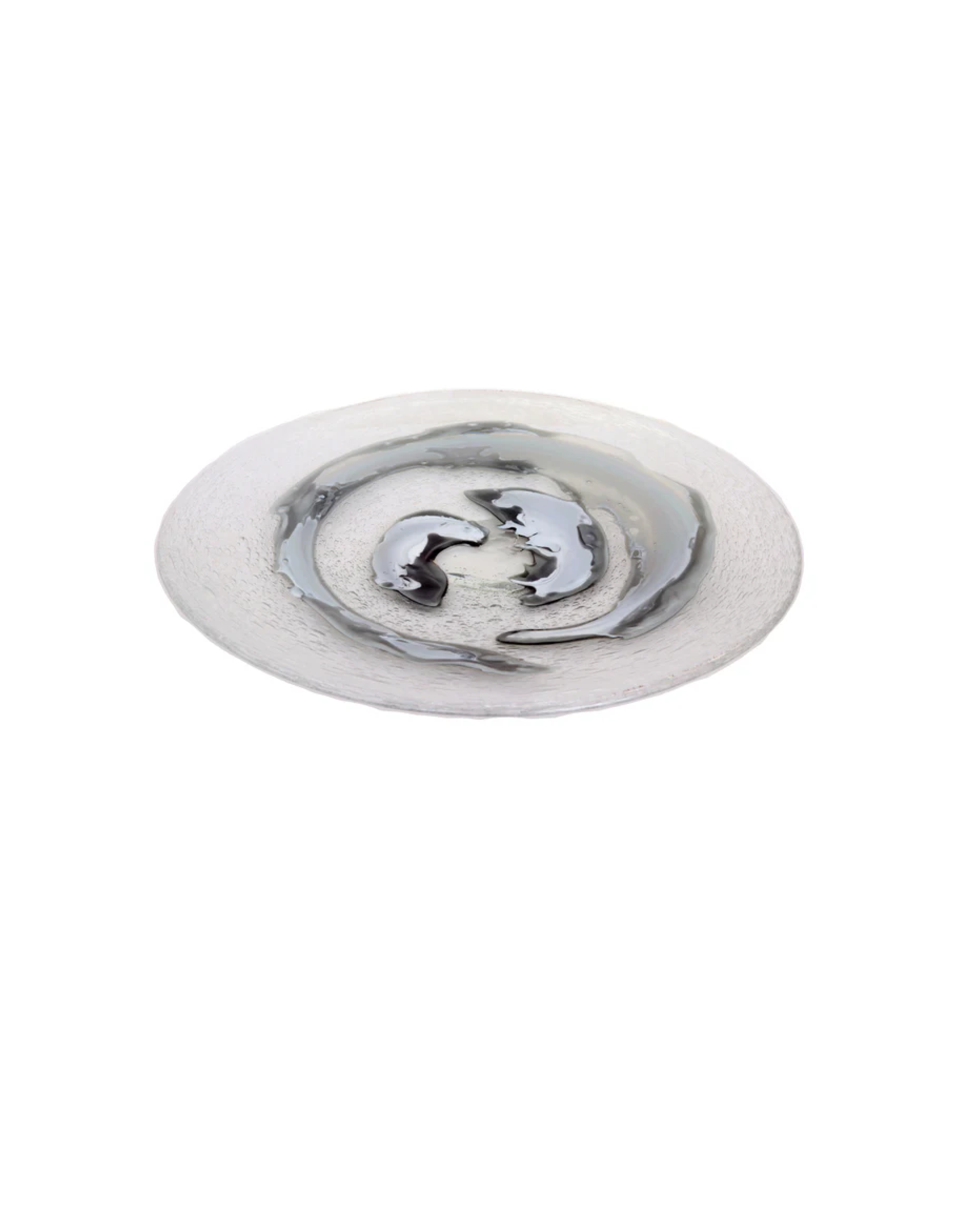 Celestial Swirl - Handblown Art Glass Platter (Item #8005)