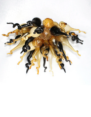 ColorSelect Baltic Amber Blown Glass Wall Sconce