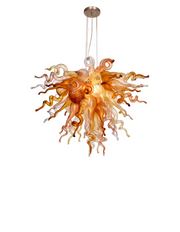 ColorSelect Canyon Shadow Small Blown Glass Chandelier