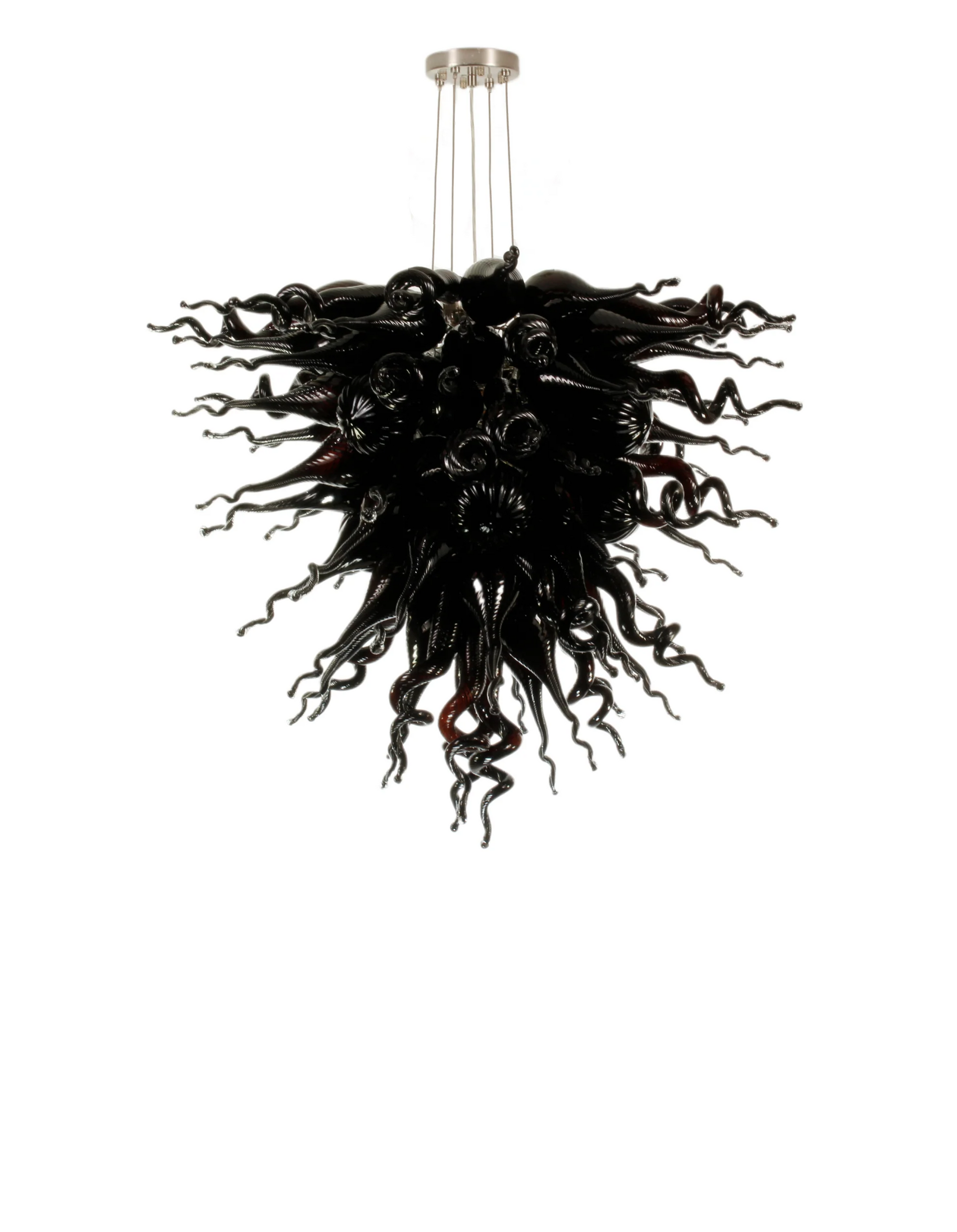 ColorSelect Obsidian Large Chandelier | Viz Art Glass – VIZ Glass Inc.
