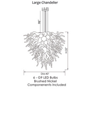 ColorSelect Tundra Large Chandelier
