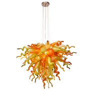 ColorSelect East Coast Autumn Mini Blown Glass Chandelier