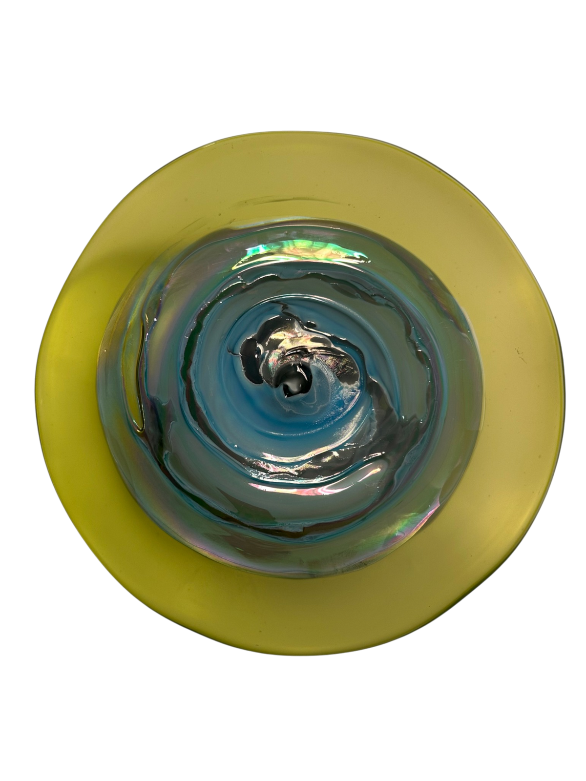 Sunlit Lagoon, Small Glass Wall Art (Item# 7010SIR)