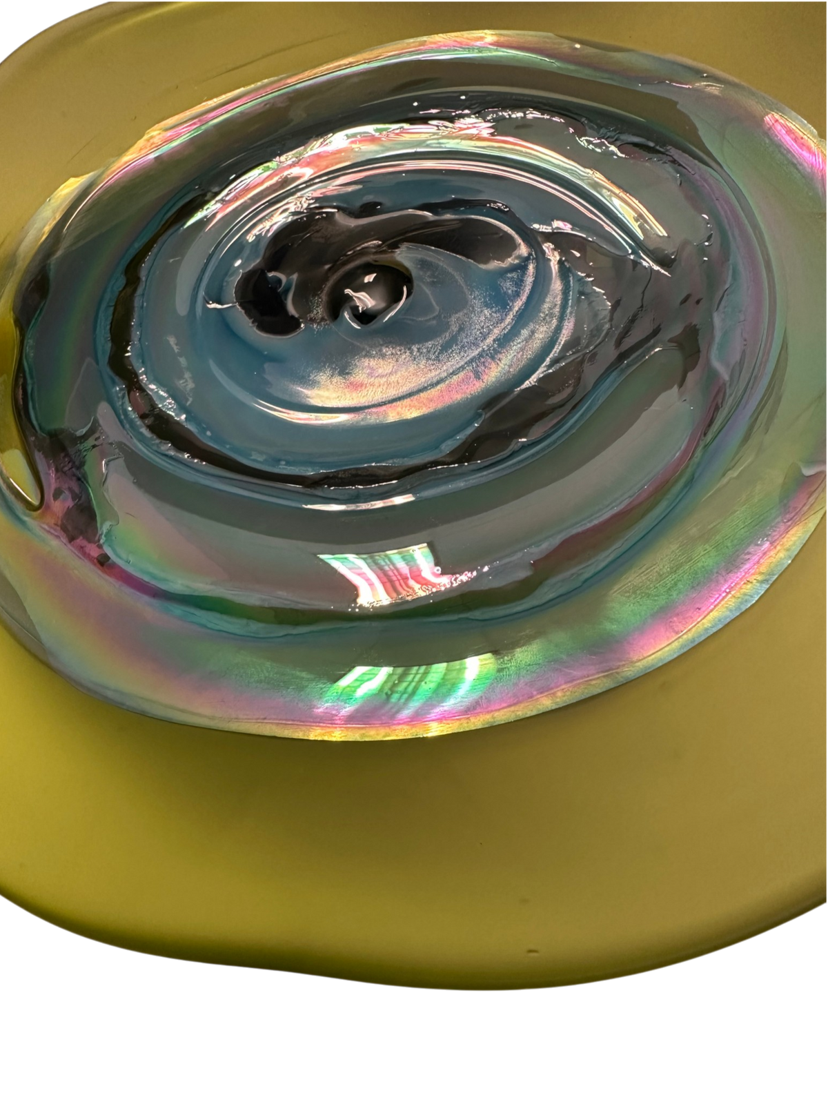 Sunlit Lagoon, Large Glass Wall Art (Item# 7010BIR)