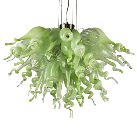 ColorSelect Mint Macaroon Mini Blown Glass Chandelier