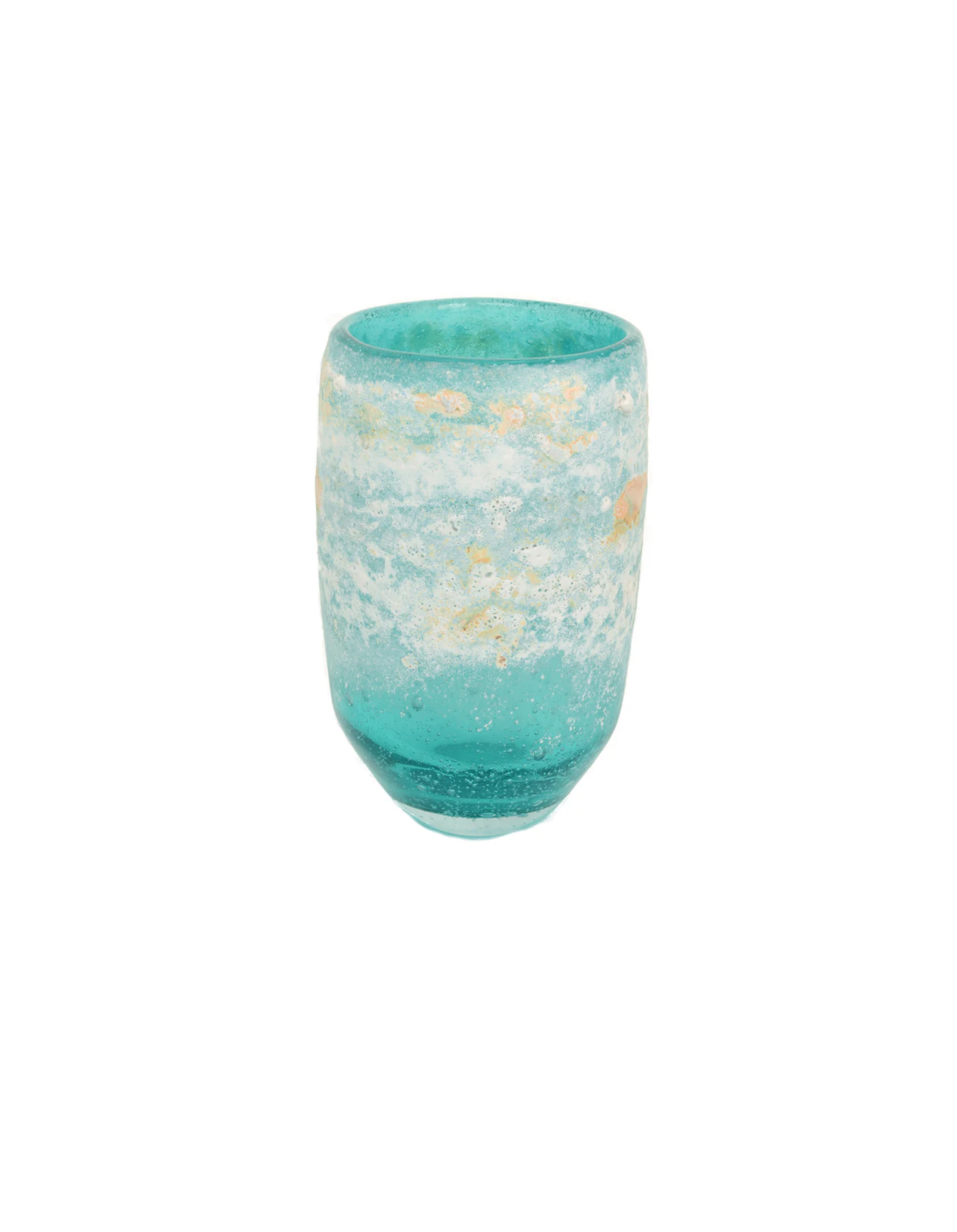Ocean Mist - Handblown Art Glass Vase (Item #8000)
