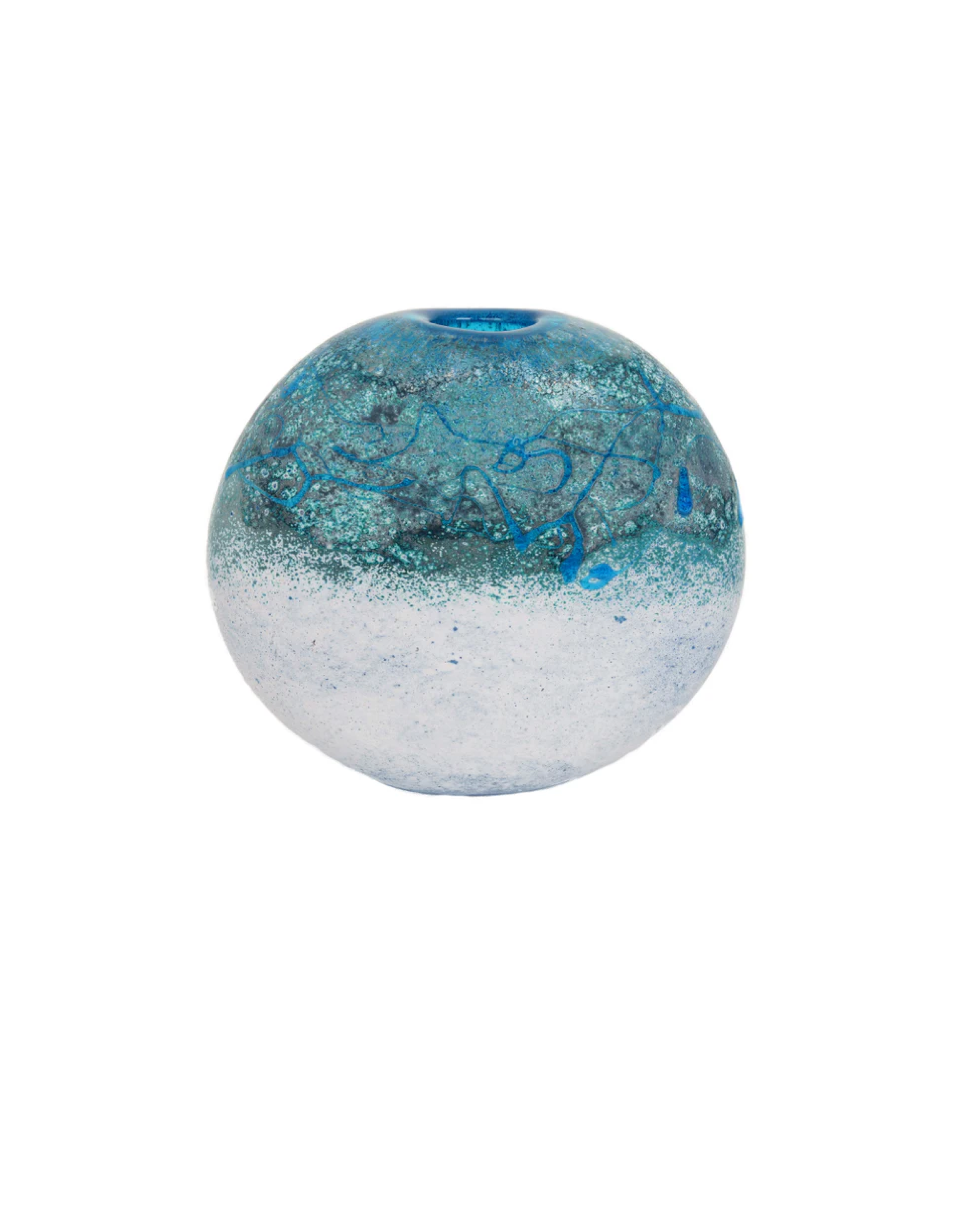 Oceanic Whisper - Handblown Art Glass Vase  (Item  #8007)