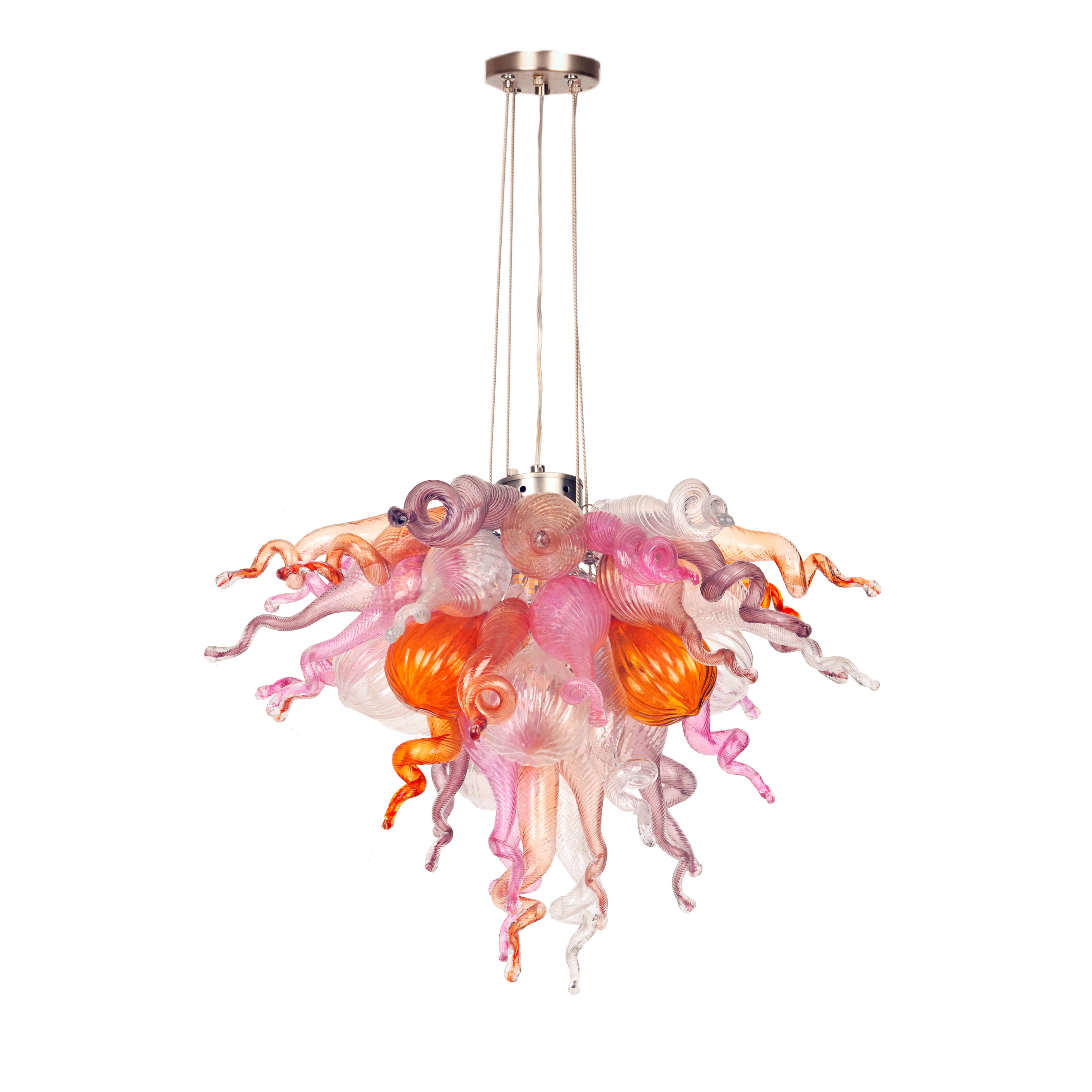 ColorSelect Twilight Mini Blown Glass Chandelier